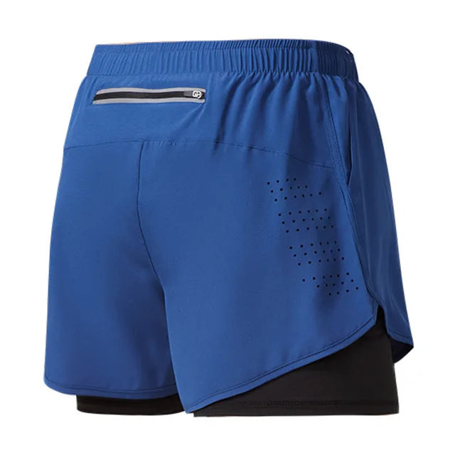 Shorts de Running para Hombre – Secado Rápido, Doble Capa