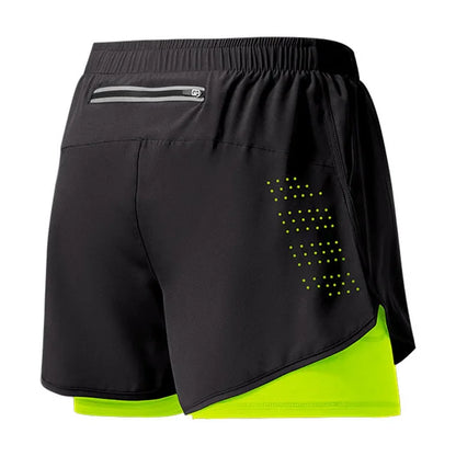 Shorts de Running para Hombre – Secado Rápido, Doble Capa
