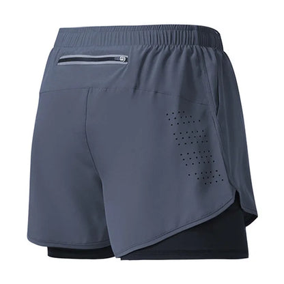 Shorts de Running para Hombre – Secado Rápido, Doble Capa