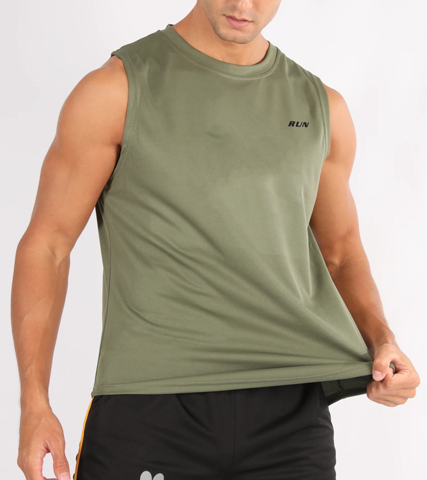 Camiseta Sin Mangas Hombre – Fitness, Gym y Baloncesto
