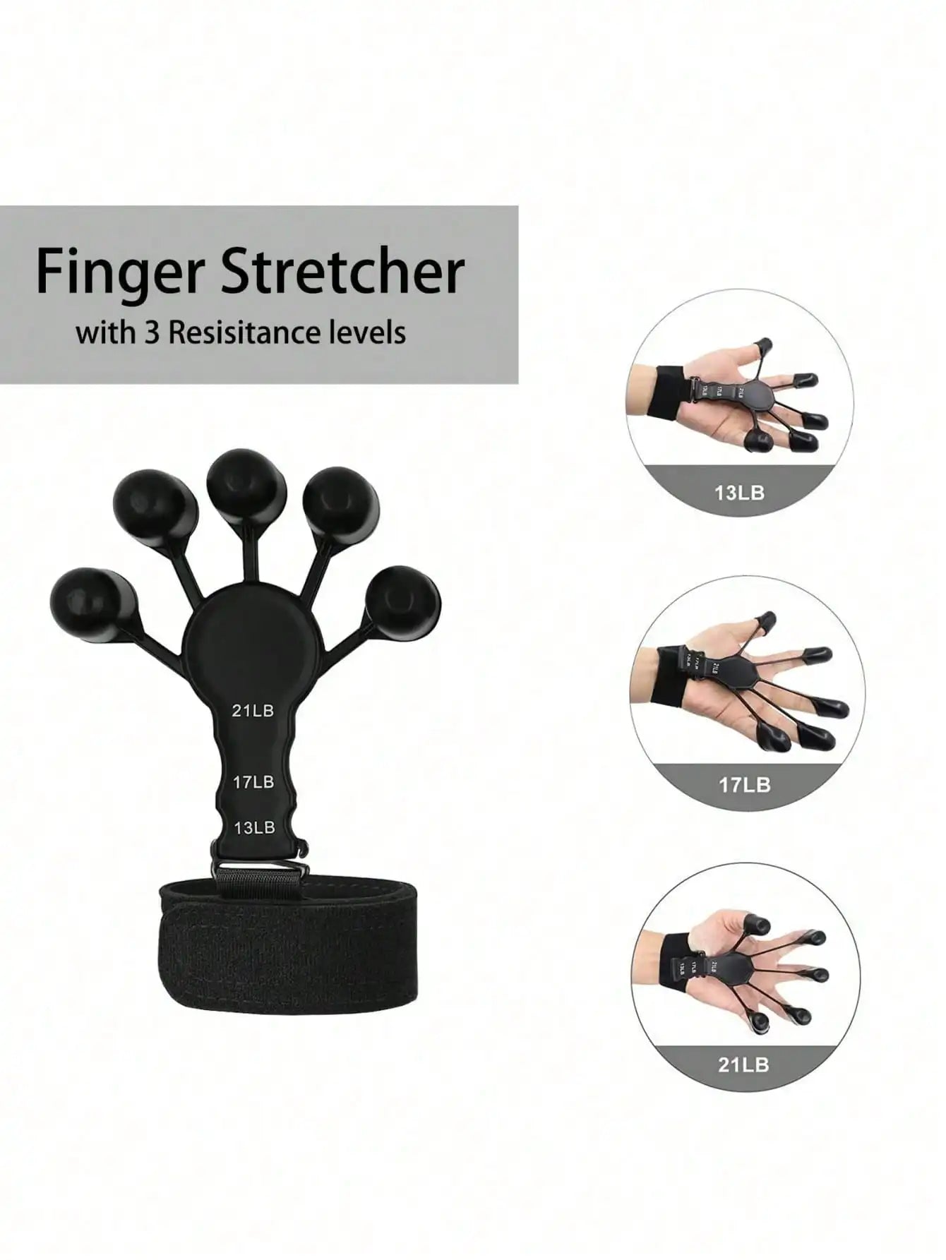 Set Entrenador de Agarre Ajustable 5 en 1 – Fuerza de Manos y Antebrazos
