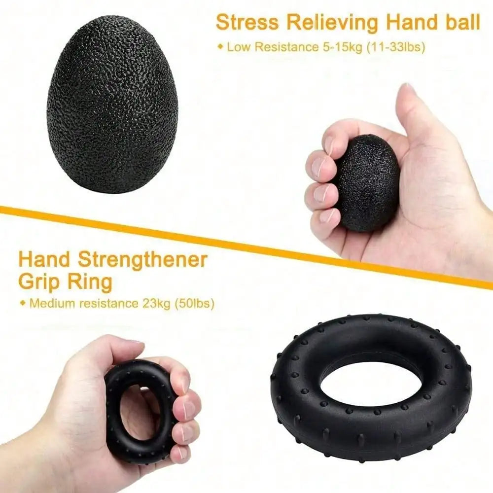 Set Entrenador de Agarre Ajustable 5 en 1 – Fuerza de Manos y Antebrazos
