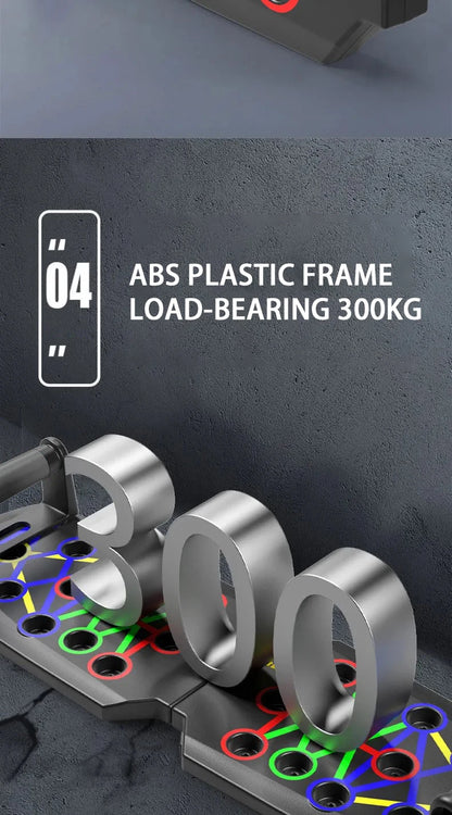 Push-up Board Multifuncional Plegable – Entrenamiento de Pecho, Brazos y Espalda