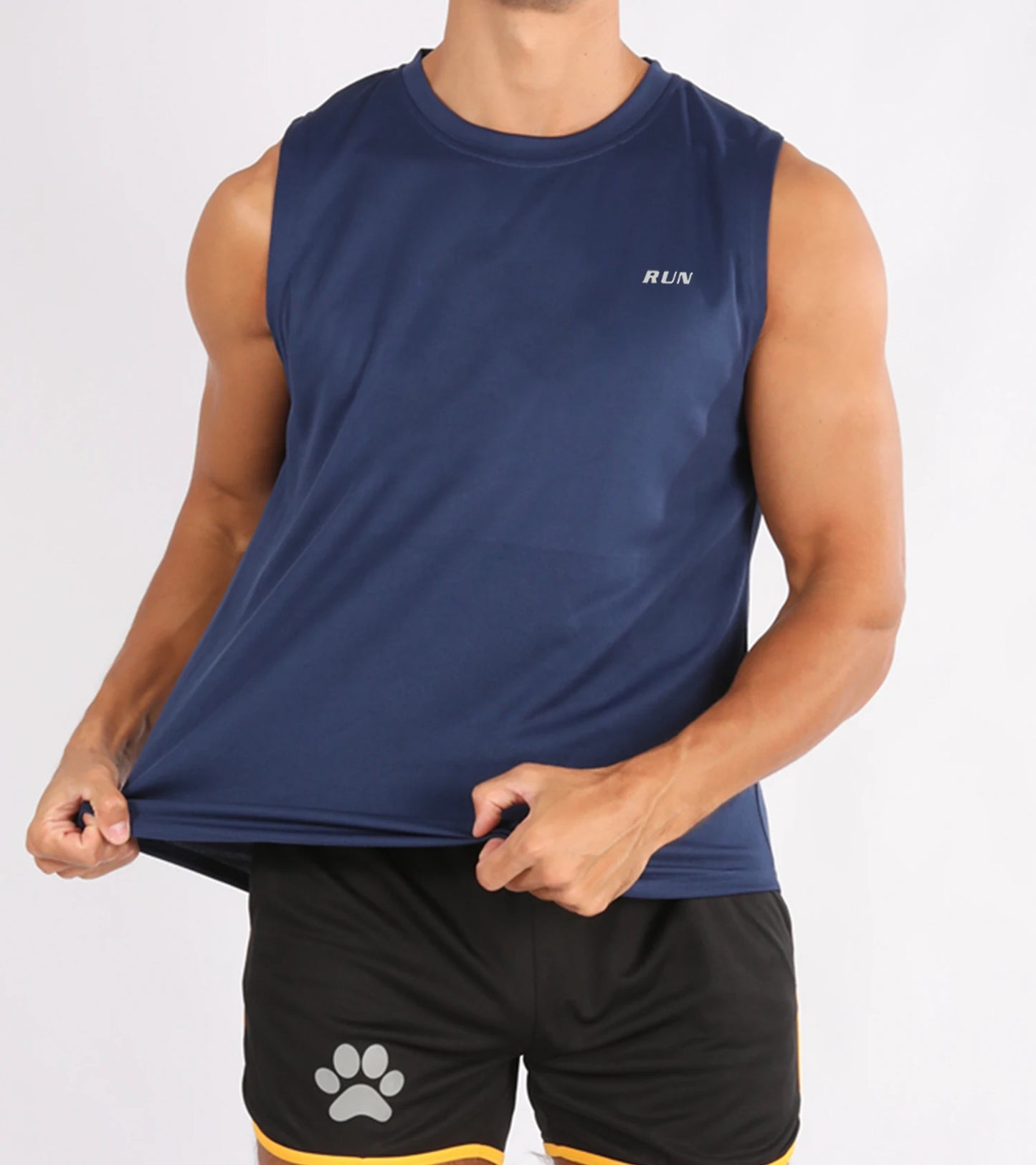 Camiseta Sin Mangas Hombre – Fitness, Gym y Baloncesto