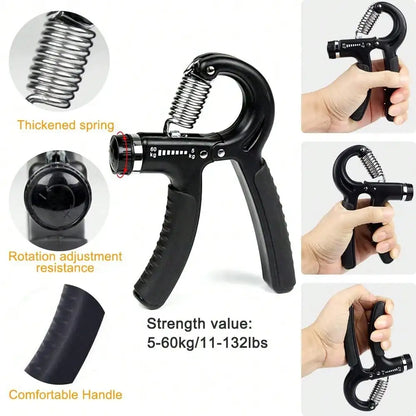 Set Entrenador de Agarre Ajustable 5 en 1 – Fuerza de Manos y Antebrazos