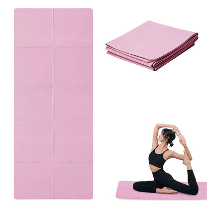 Tapete de Yoga Plegable Rosa – EVA Antideslizante 3/4/6mmTapete de Yoga Plegable Rosa
