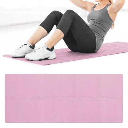 Tapete de Yoga Plegable Rosa – EVA Antideslizante 3/4/6mmTapete de Yoga Plegable Rosa