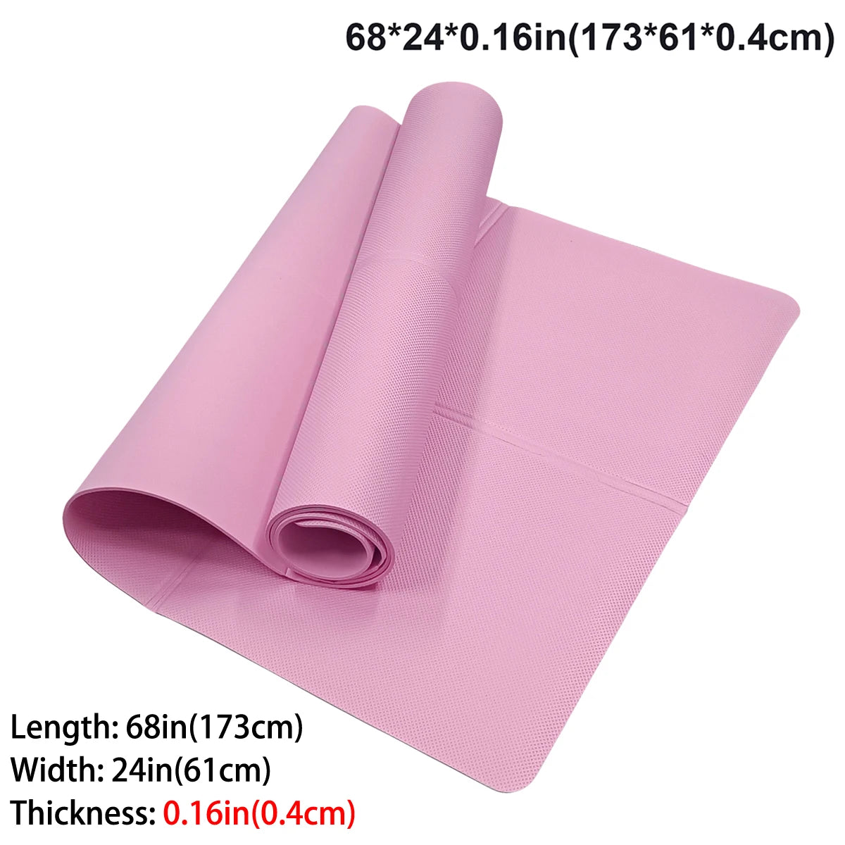 Tapete de Yoga Plegable Rosa – EVA Antideslizante 3/4/6mmTapete de Yoga Plegable Rosa