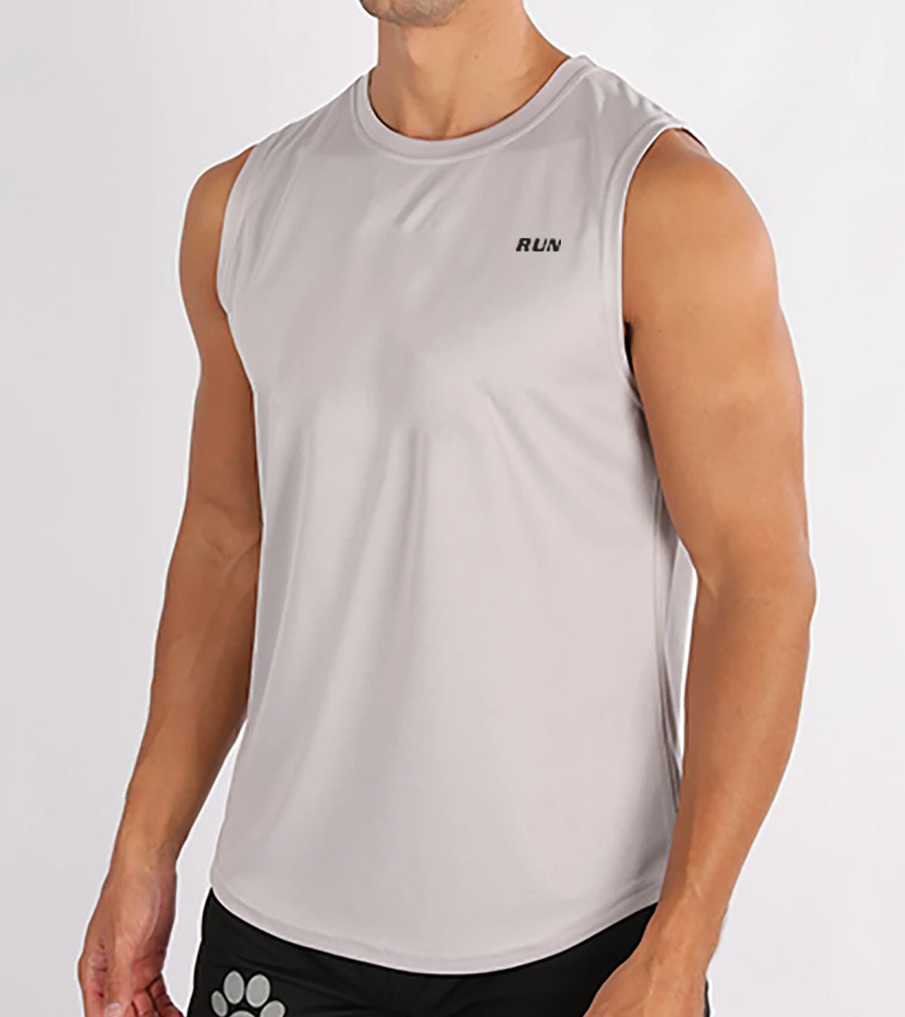 Camiseta Sin Mangas Hombre – Fitness, Gym y Baloncesto