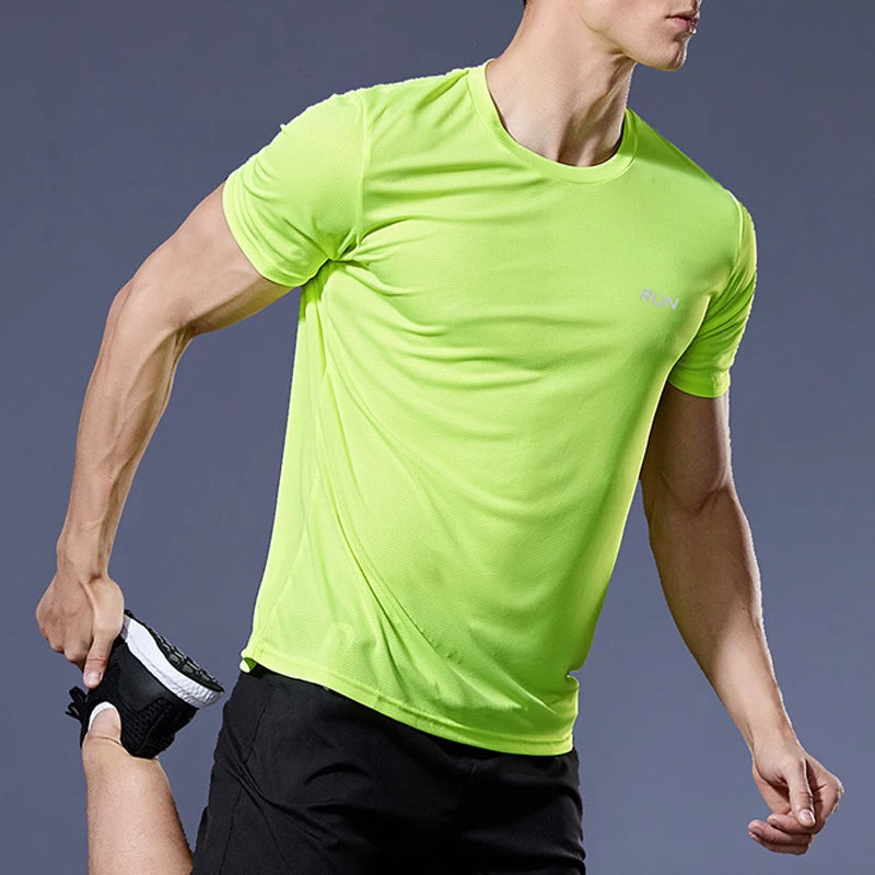 Camiseta Deportiva Hombre Manga Corta – Gym y Running